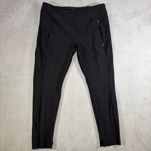 Athleta Highline Hybrid Cargo Tight‎ Black Pants 870815-00 HO17 Womens Size 6